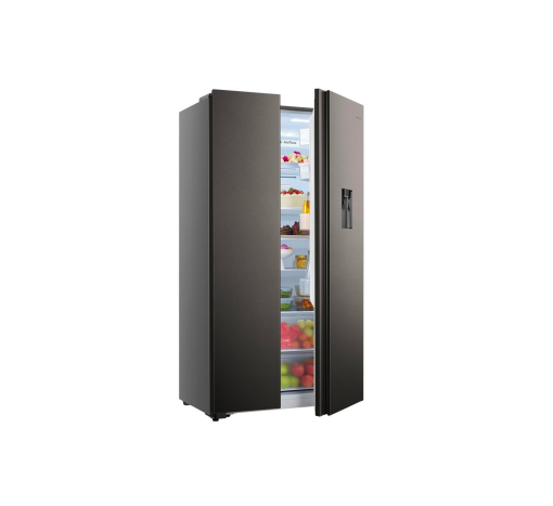 Hisense Side by Side Fridge H670SIT WD - Image 2