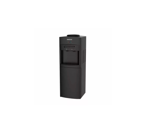 Bruhm Water Dispenser  BDS-1169 2Faucets Top Load Bottom Cabinet Black