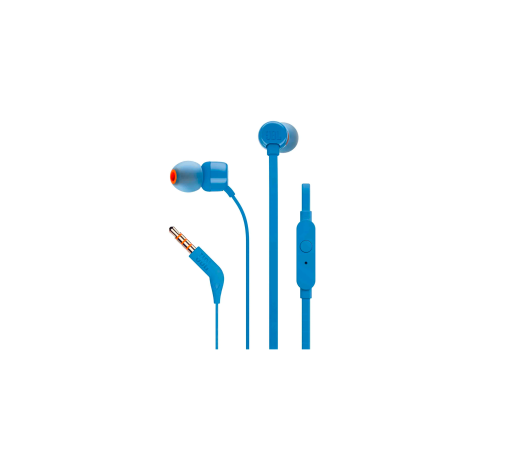 JBL Earphones Tune 110 Wired Blue