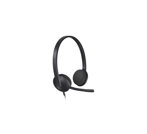 Logitech Headphones H340 Wired Black