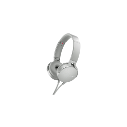 Sony Headphones MDR XB550AP Wired White