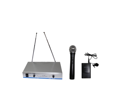 Luckystar Microphone LS788 1 Tie And 1 Hand Held 2Mic Wireless
