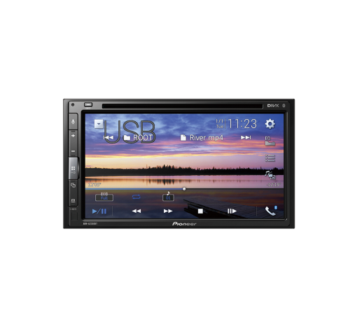 Pioneer Car Stereo AVH 2350BT Double Din 50X4Watts DVD USB Bluetooth