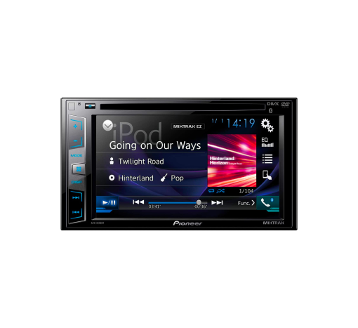 Pioneer Car Stereo AVH X395BT Double Din 50X4Watts Bluetooth USB DVD