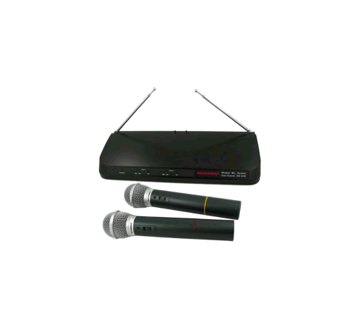 Sekaku Microphone WR 202R 1 Mic Handheld And 1 Mic Hands free 2Mic Wireless