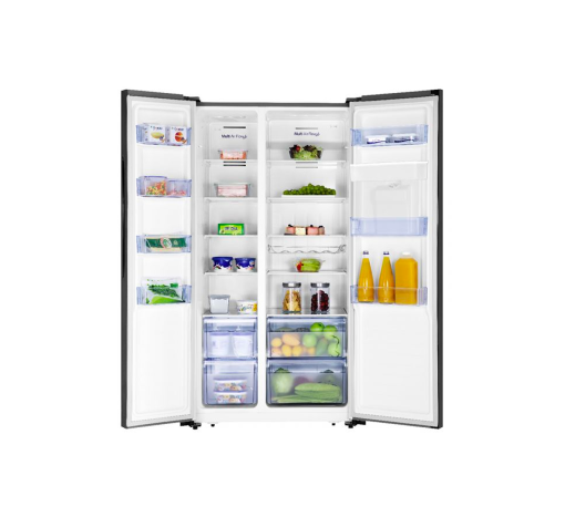 Hisense Side by Side Fridge RS518N4WBF WD - Image 2