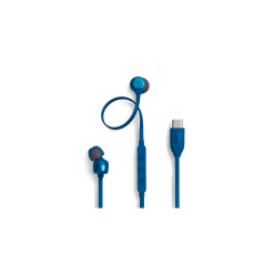 JBL Earphones Tune 310C USB C Wired Blue