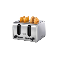 Black and decker Toaster 444-B5 Plastic 4Slice 2100Watts Silver